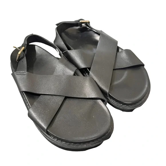 NEW Liberte Leather Capri Black Sandals - Picture 7 of 13